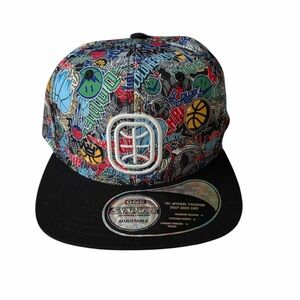 NWT Overtime Elite RWE Mash Up Mesh Basketball Hat -tk